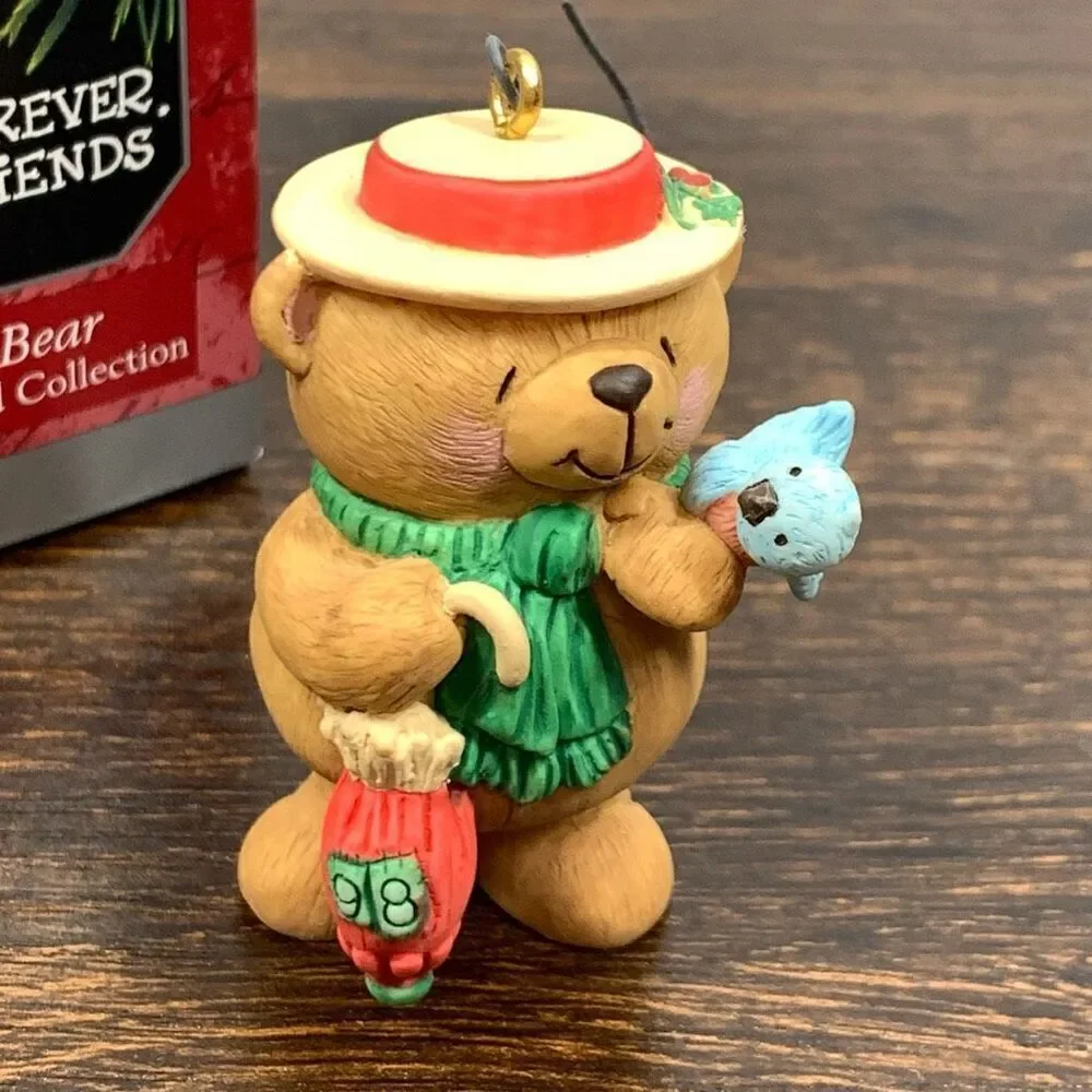 Hallmark Keepsake Forever Friends Bear 1998 Ornament Multicolor